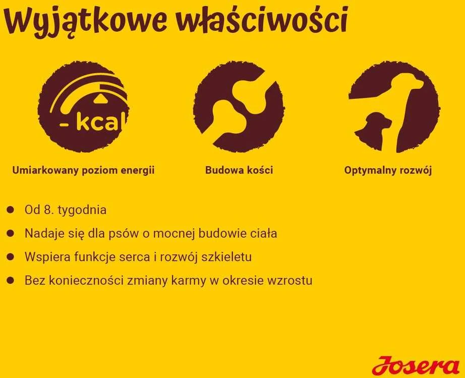 Josera Kids sausas pašaras jauniems šunims su paukštiena, 12,5kg