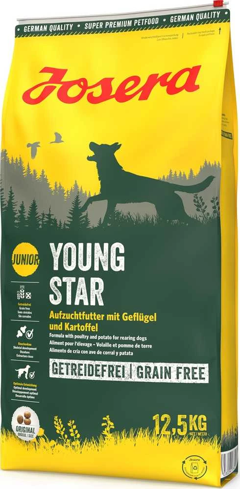 Šunų Maistas - JOSERA YoungStar 12.5kg Be Grūdų Sausas Maistas 25% Baltymų 13% Riebalų