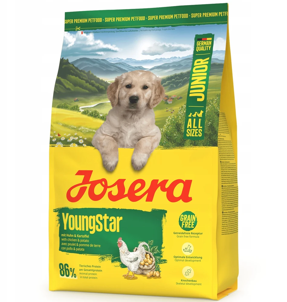 JOSERA Youngstar – sausas Maistas šunims – 3kg