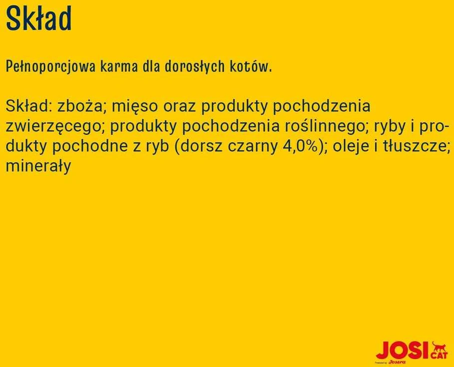 Josicat Pašaras katėms Crispy antiena 18kg