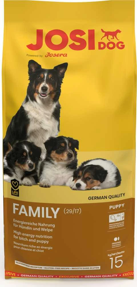 Sausas maistas šunims Josidog Family – 15 kg