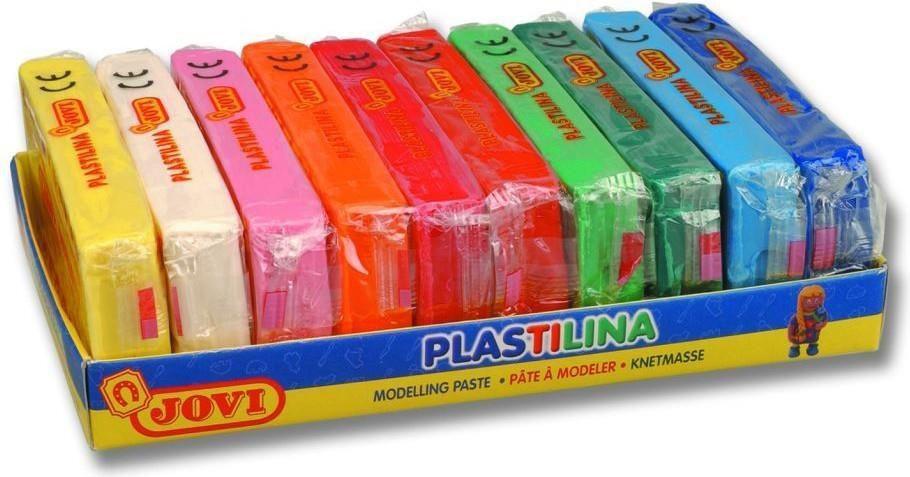 Plastilinas JOVI, 10 spalvų po 50 g