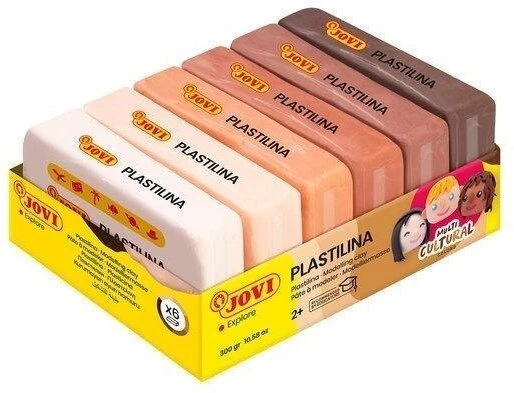 Jovi Plastilinas vientisas 6x50g mišinys (8412027032292)