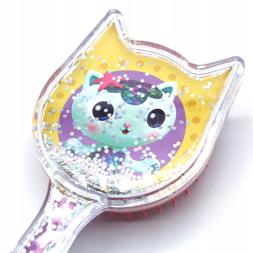 Joy Toy Gabių namelių katė Plaukų aksesuarų rinkinys Veidrodis Segtukai Gumelės Šepetys / 23887