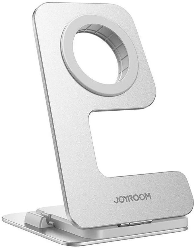 Joyroom JR-W18 indukcinis įkroviklio laikiklis išmaniesiems laikrodžiams - sidabrinis