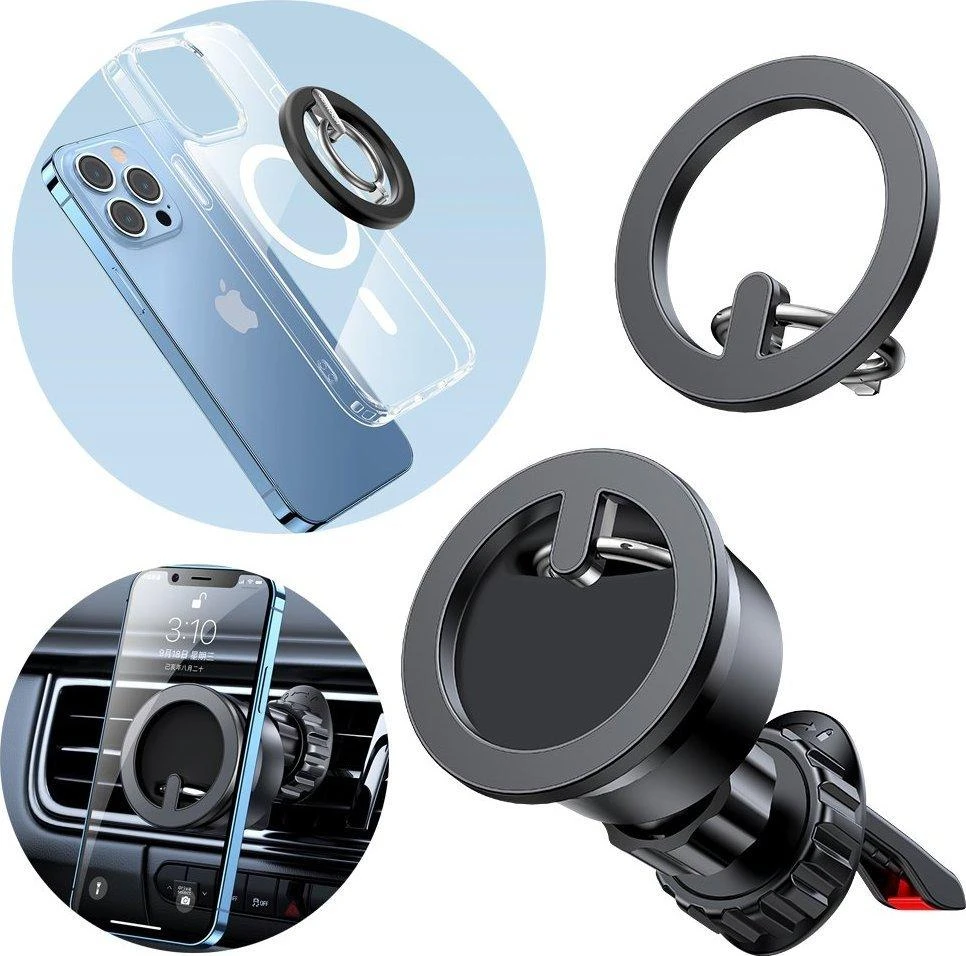 Daugiafunkcinis magnetinis laikiklis 2 in 1 Joyroom JR-ZS294 - Juodos