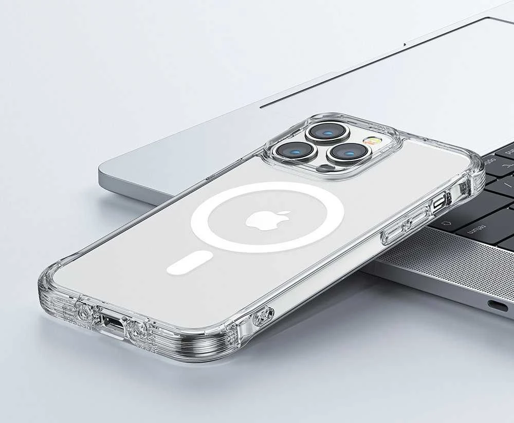 Joyroom JR-14H6 skaidrus magnetinis dėklas, skirtas iPhone 14 Pro