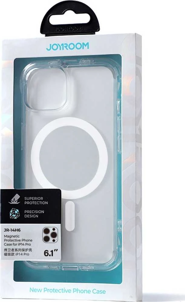 Joyroom JR-14H6 skaidrus magnetinis dėklas, skirtas iPhone 14 Pro