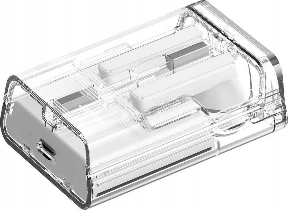 TWS Joyroom JR-TC1 IceLens Series belaidės ausinės su LED lights – baltos spalvos