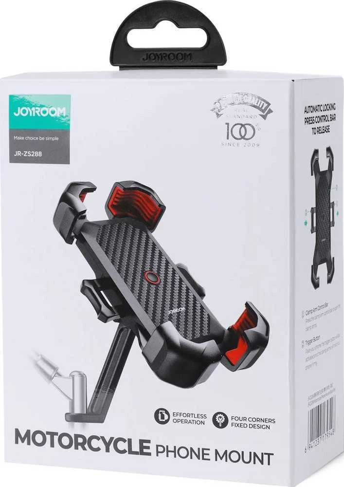 Joyroom JR-ZS288 Telefono laikiklis ant motociklo - Juodas