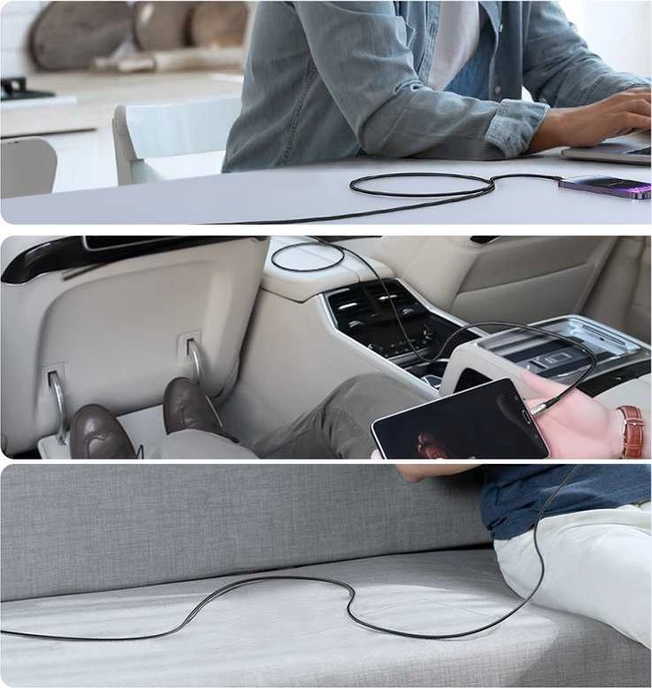 USB kabelis Joyroom SA31-CC5 USB-C į USB-C 240W 1.2m juodas