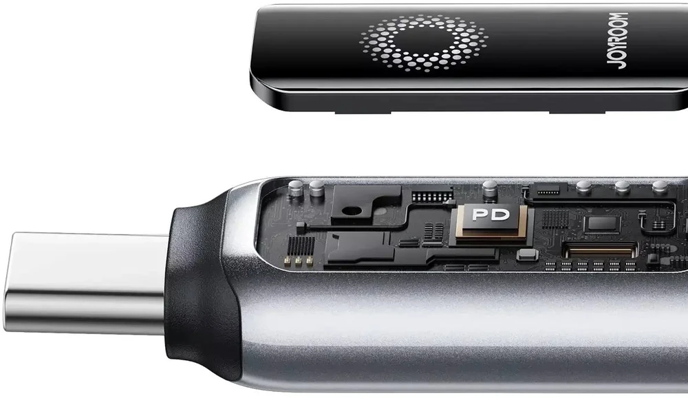 Kabelis Joyroom S-A55 StarFlight 100W USB-C – USB-C 1,2m – juodos spalvos