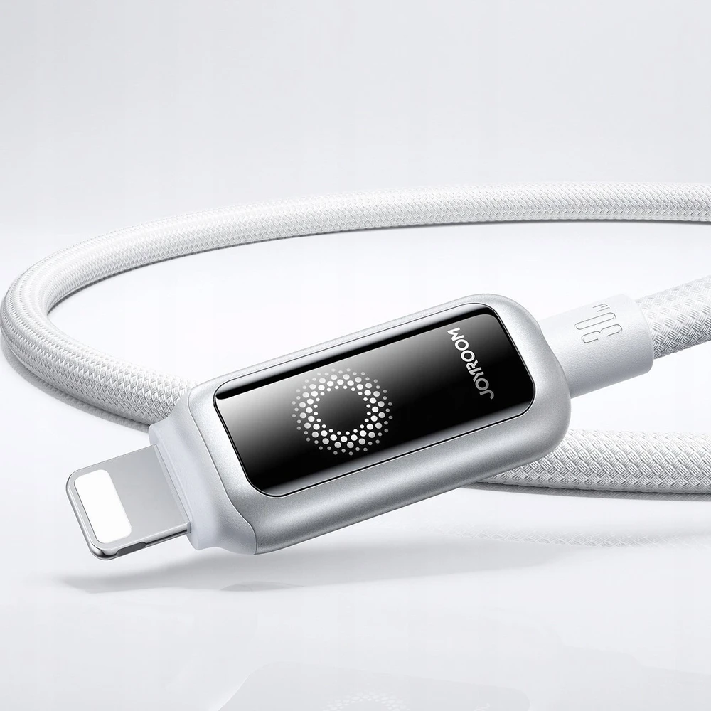 Kabelis Joyroom S-A55 StarFlight 30W USB-C – Lightning 1,2m – baltos spalvos