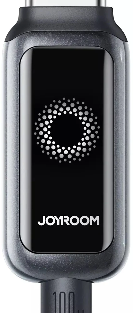 Kabelis Joyroom S-A55 StarFlight 66W USB-A – USB-C 1,2m – juodos spalvos