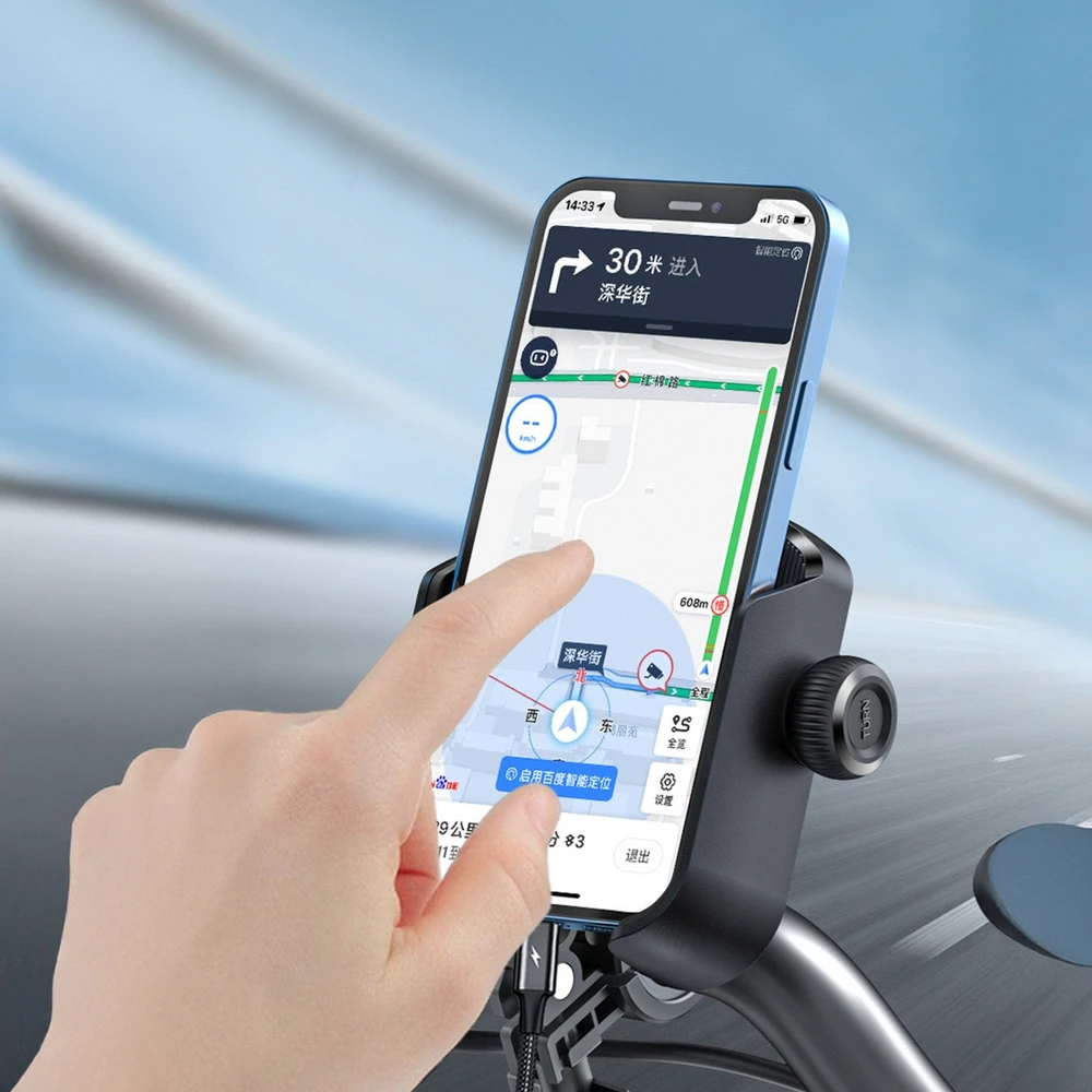 Telefono laikiklis dviračiui Joyroom JR-ZS431 juodas