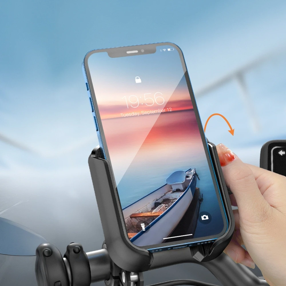 Telefono laikiklis dviračiui Joyroom JR-ZS431 juodas