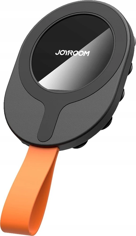 Joyroom JR-ZS393-S magnetinis laikiklis su siurbtukais 4,7–7 colių telefonui – juodas ir oranžinis