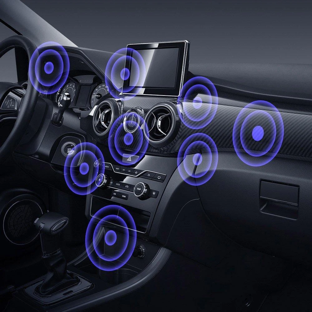 Automobilinis universalus telefono laikiklis Joyroom (JR-ZS202) tvirtinamas ant prietaisų skydelio, magnetinis juodas