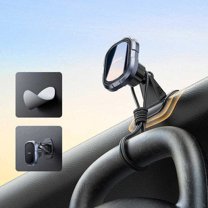 Joyroom JR-ZS311 magnetinis prietaisų skydelio automobilio laikiklis (pilkas)