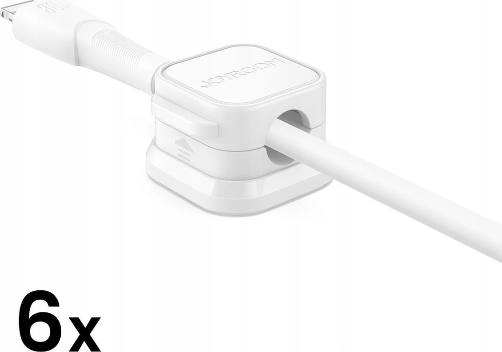 Magnetic Cable Organizer Joyroom JR-ZS368 3 vnt baltos spalvos