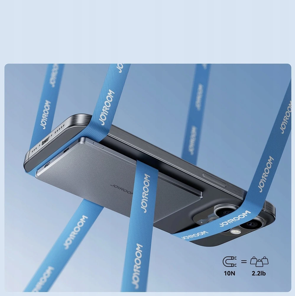 Powerbank Joyroom JR-PBM08 5000mAh 20W su belaidžiu įkrovimu – pilkos spalvos