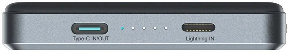 Joyroom Powerbank JR-PBM08 Pro 22,5W 10000mAh su belaidžiu įkrovimu, 2x USB-C - pilkas (6956116749811)