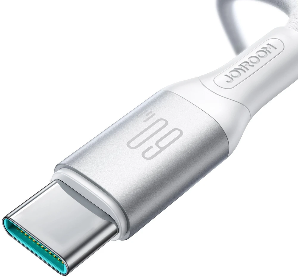 USB kabelis Joyroom S-A28 USB-C į USB-C 60W 1.0m baltas