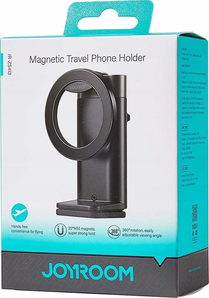 Joyroom magnetinis kelioninis laikiklis ZS413 (juodas)