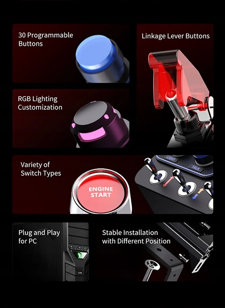 PXN CB1 Control Box – juodos spalvos