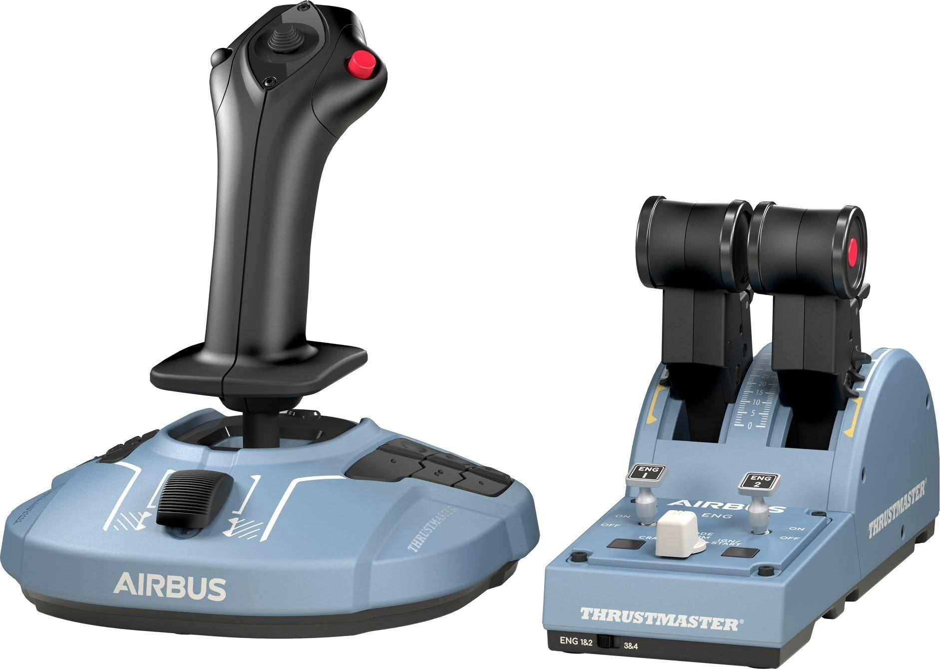 „Thrustmaster“ | Vairasvirtė „TCA Ofiicer Pack Airbus Edition“ | Vairasvirtė