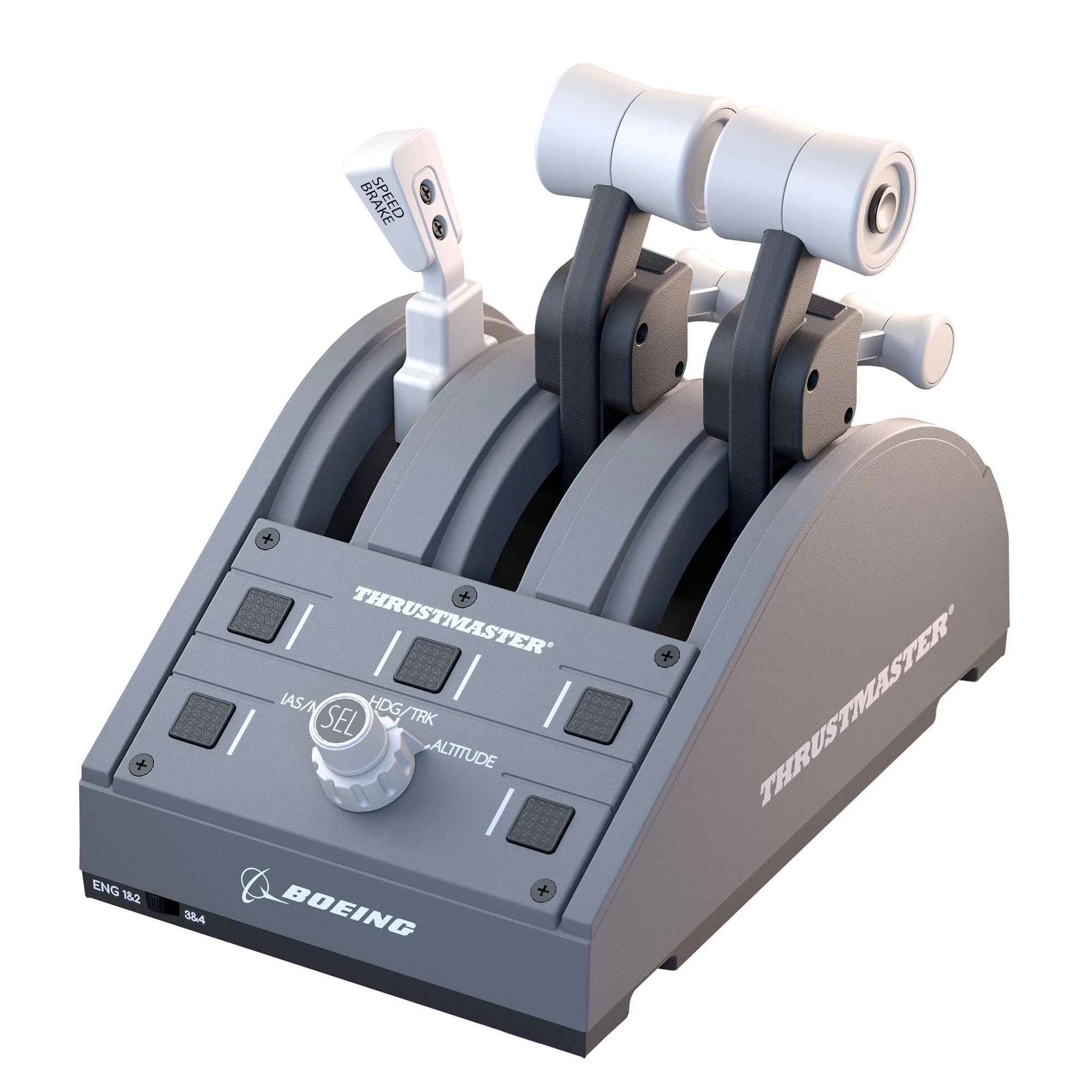 Žaidimų valdiklis Thrustmaster Joystick TCA quandrant boeing/edition, Pilkos spalvos