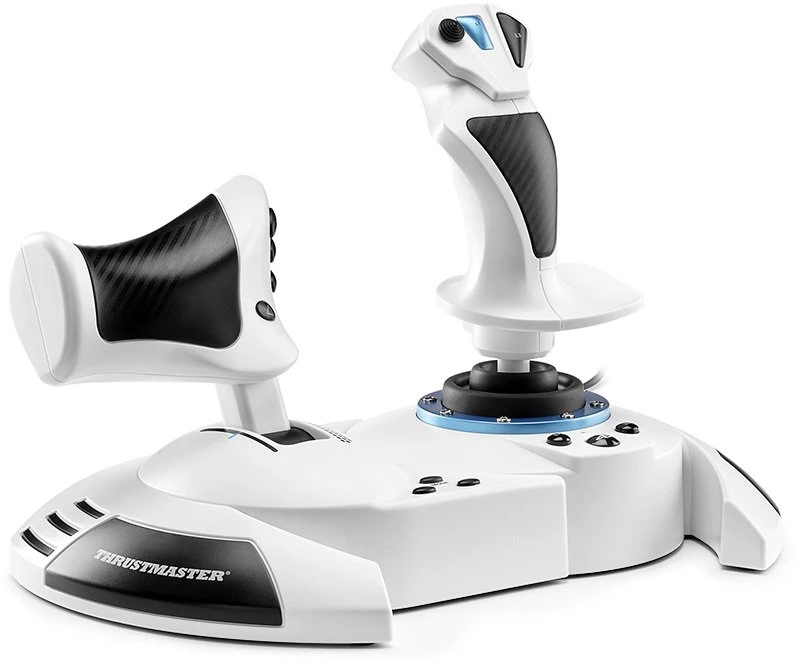 TRM Thrustmaster T.Flight Hotas 5 Microsoft Flight Simulator Edition Balta USB Skraidymo simuliatorius Skaitmeninis PC, PlayStation 5, PlayStation 4