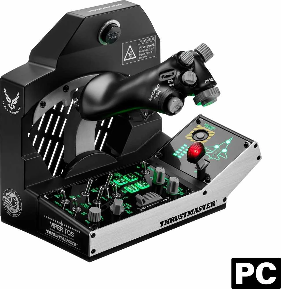 Thrustmaster Viper Mission Pack pasaulinė versija | Thrustmaster | Viper TQS misijos paketas | Juodas | Droselis