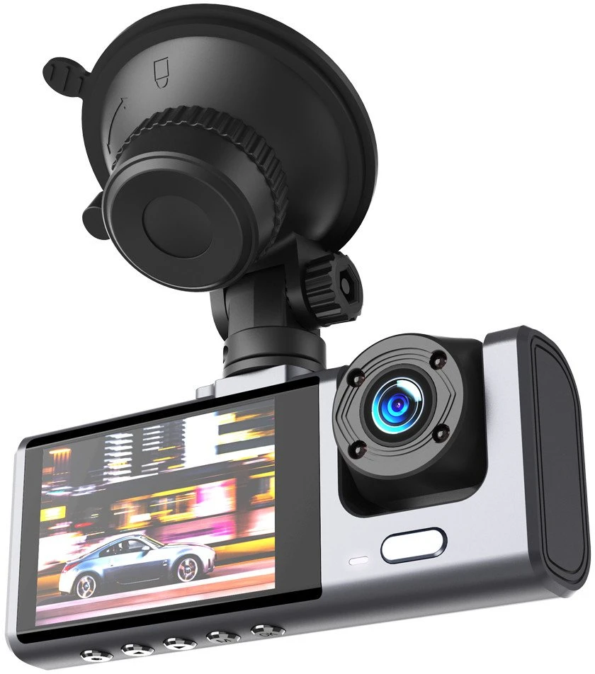 XO registratorius XJ03 front rear recorder FullHD juodos spalvos