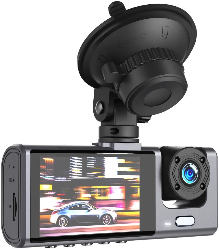 XO registratorius XJ03 front rear recorder FullHD juodos spalvos