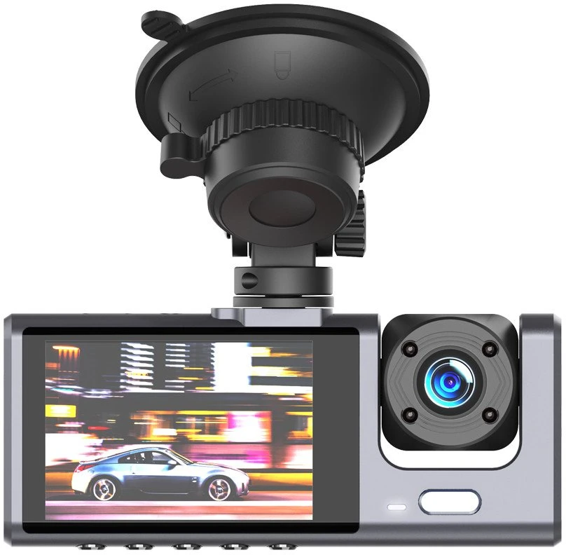 XO registratorius XJ03 front rear recorder FullHD juodos spalvos