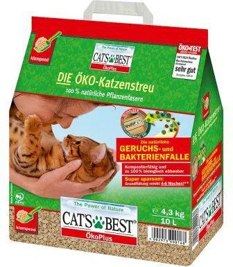 Cats Best OkoPlus Original Natūralus kraikas katėms 10L