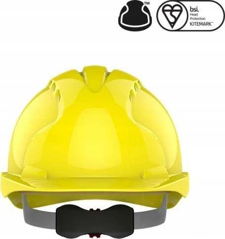 JSP EVO®3 apsauginis šalmas, ciferblato reguliavimas, ventiliuojamas, geltonas