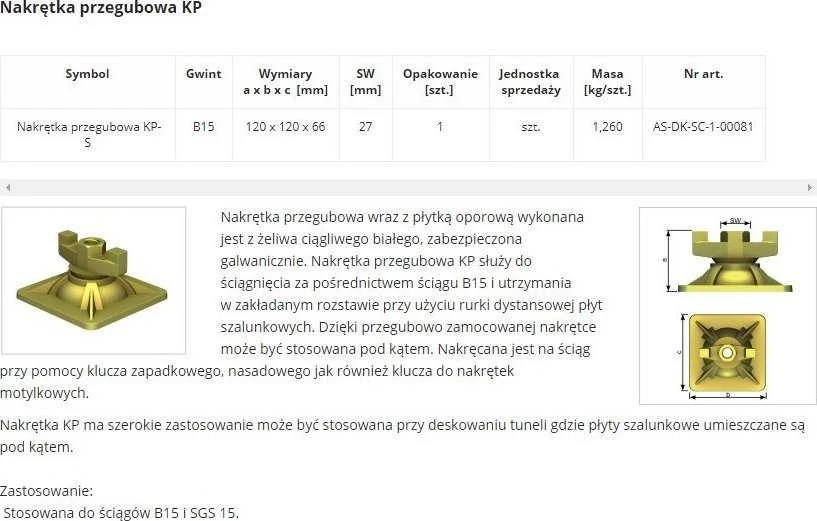 JT JUNGTINĖ veržlė KP-S B15