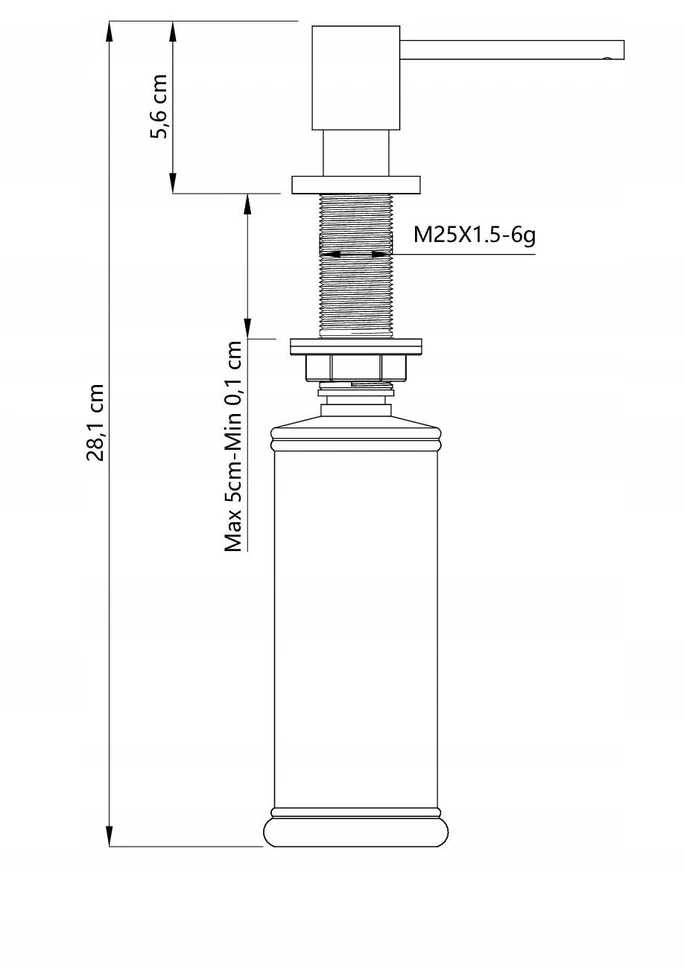 Dozatorius Quadron LORI, MFT001-BLM