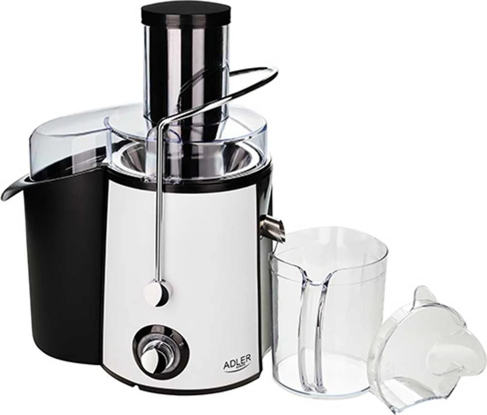 Sulčiaspaudė Adler | Juicer | AD 4128 | Type Juicer maker | Matt Juodas/Baltas | 1000 W | Greičių skaičius 2