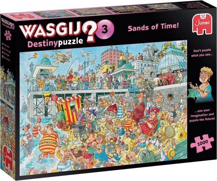 Dėlionė Jumbo Spiele Jumbo Wasgij Destiny 3 The Sands of Time 1000 Teile Puzzle (81928)