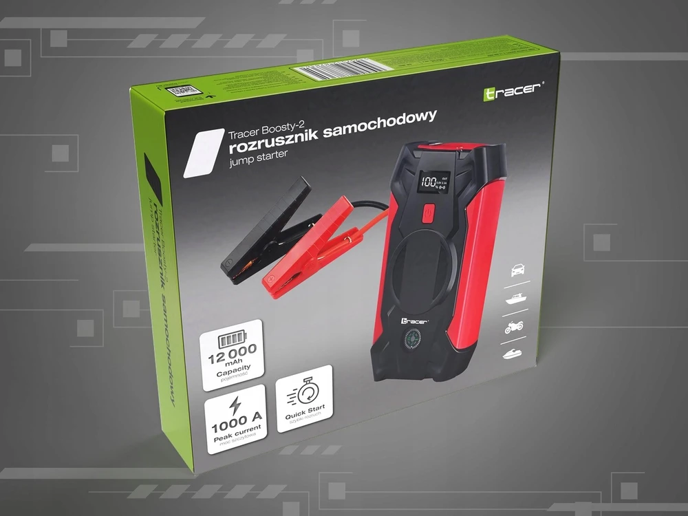 Tracer Jump starter TRACER Boosty-2 12000mAh