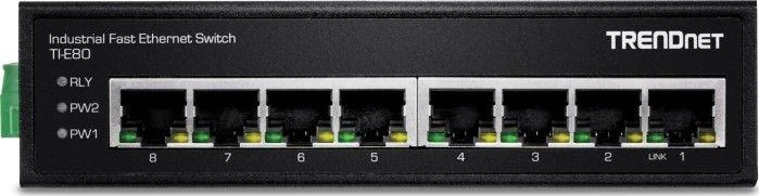 Šakotuvas TRENDnet Industrial Gbit PoE+ ilgintuvas 100m 802.3af/at