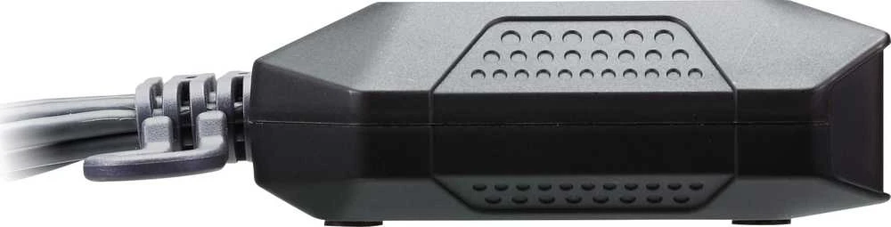 Aten | 2 prievadų USB 4K HDMI kabelis KVM jungiklis su nuotolinio prievado parinkikliu | CS22H-AT