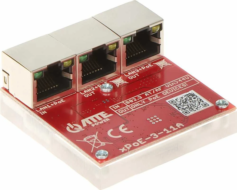 Šakotuvas AT3 SWITCH POE XPOE-3-11A 3 PRIEVADŲ ATTE