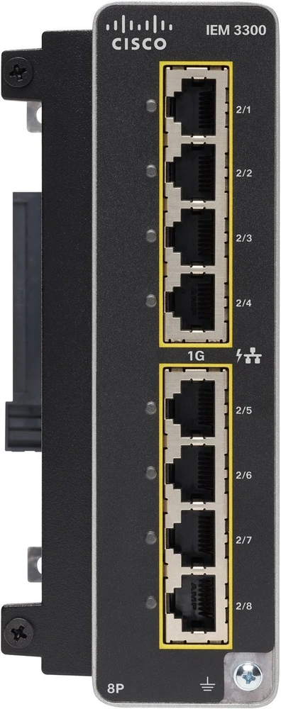 Šakotuvas Cisco IE 3300 Rugged 8 port GE Exp Mod