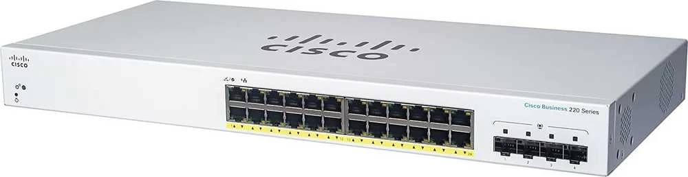Šakotuvas Cisco CBS220 SMART 24-PORT GE 4X1G - SFP