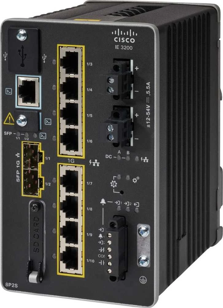 Šakotuvas Cisco „CATALYST IE3200 RUGGED“ SERIJA – FIKSUOTA SISTEMA POE NE