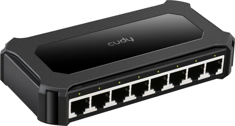 Šakotuvas Tinklo Įranga - Cudy Jungiklis GS108D 8-Port 1Gbps 150x80x65mm